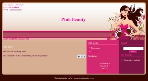 PinkBeauty Template for uCoz